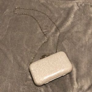 Silver Clutch Purse